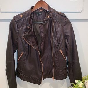 UNWORN brown leather jacket